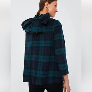 Blackwatch Plaid Faye Blouse, New with Tags